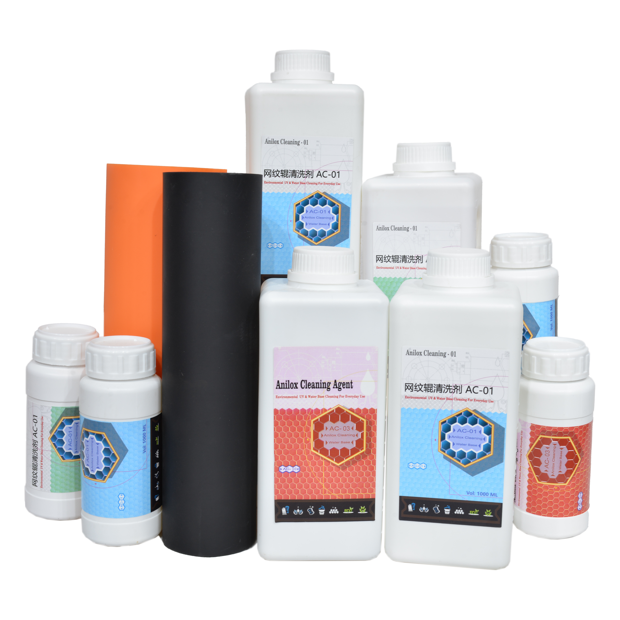 Anilox Roller Cleaning Agent – Water-Based & UV Ink Cleaner (AC-01)